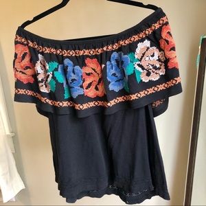 Free People Off the Shoulder Top